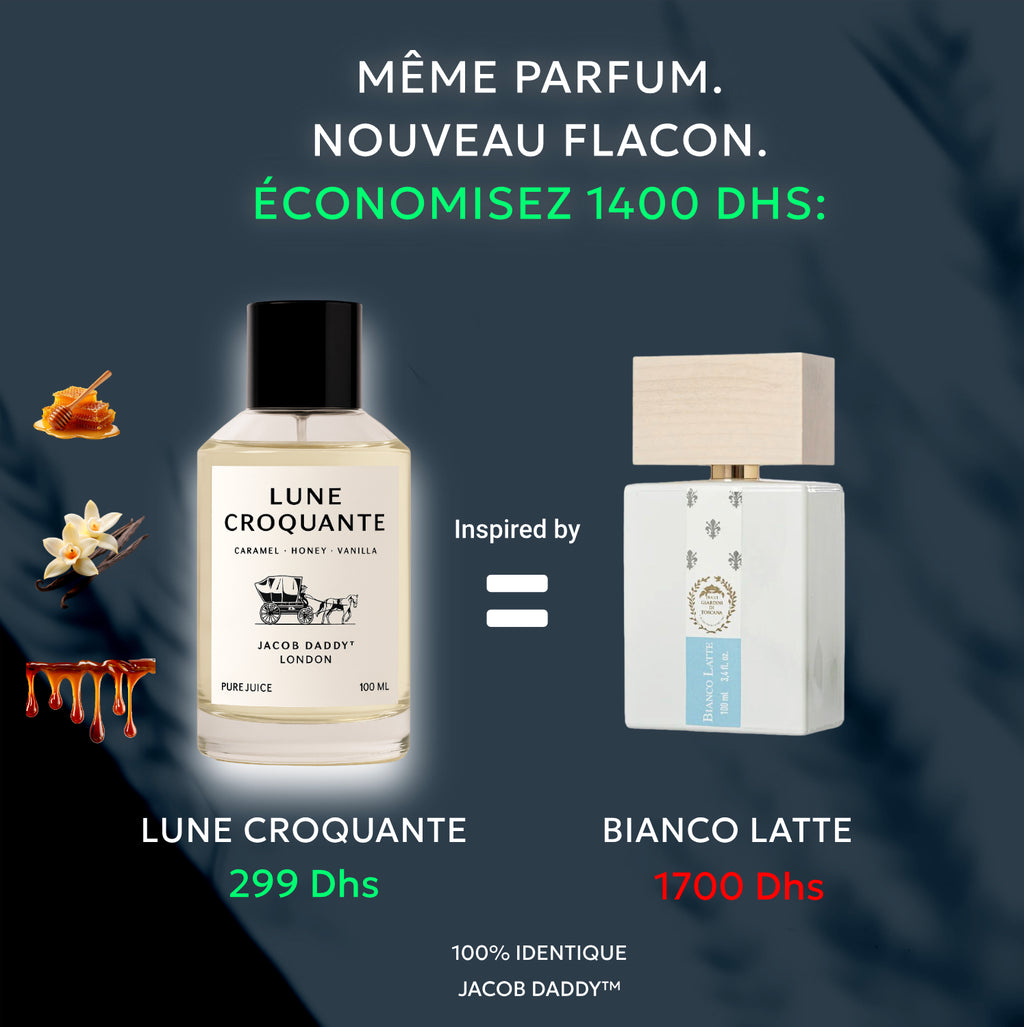 Lune Croquante™ – Bianco Latte Inspired | Parfum Gourmand Vanillé | Longue Tenue 10–12h | Jacob Daddy London™