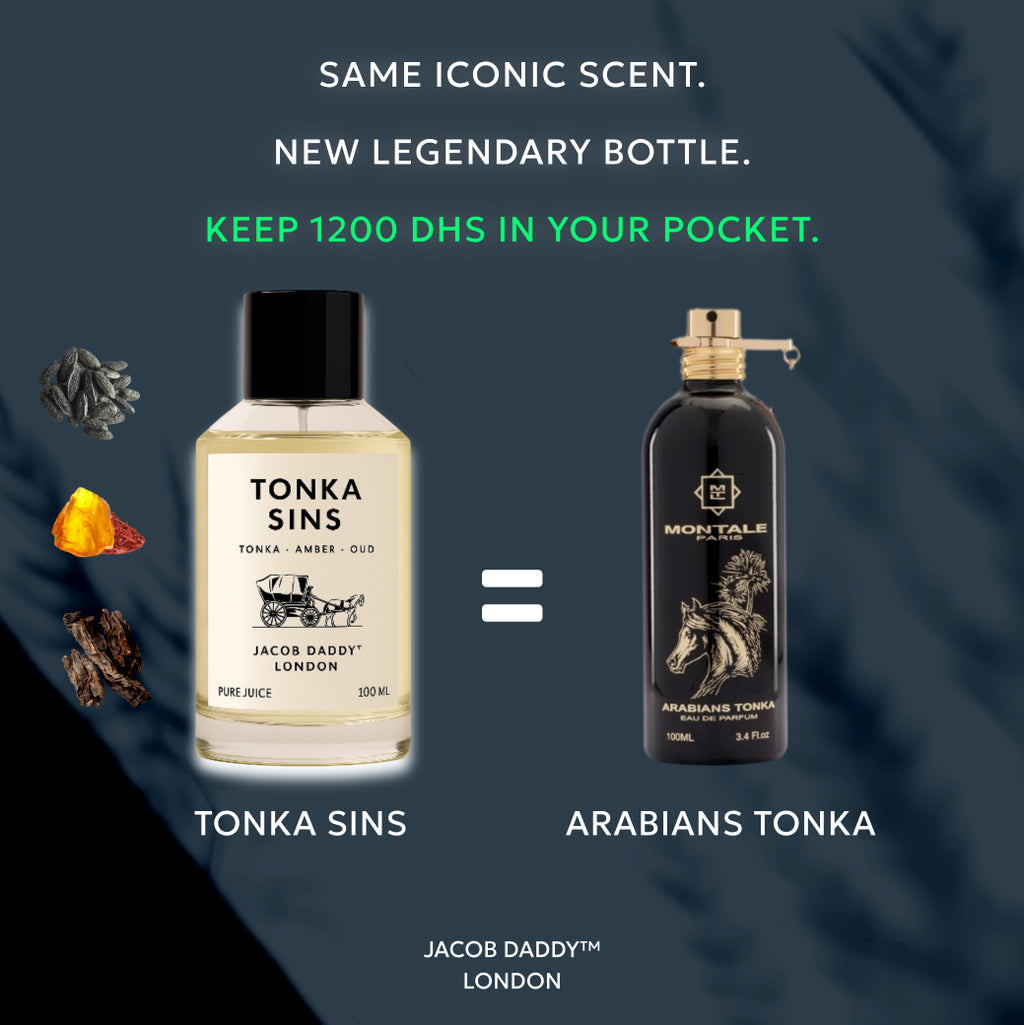 Tonka Sins™ – Arabian Tonka Inspired | Parfum Oriental Ambré & Tonka | Longue Tenue 12h+ | Jacob Daddy London